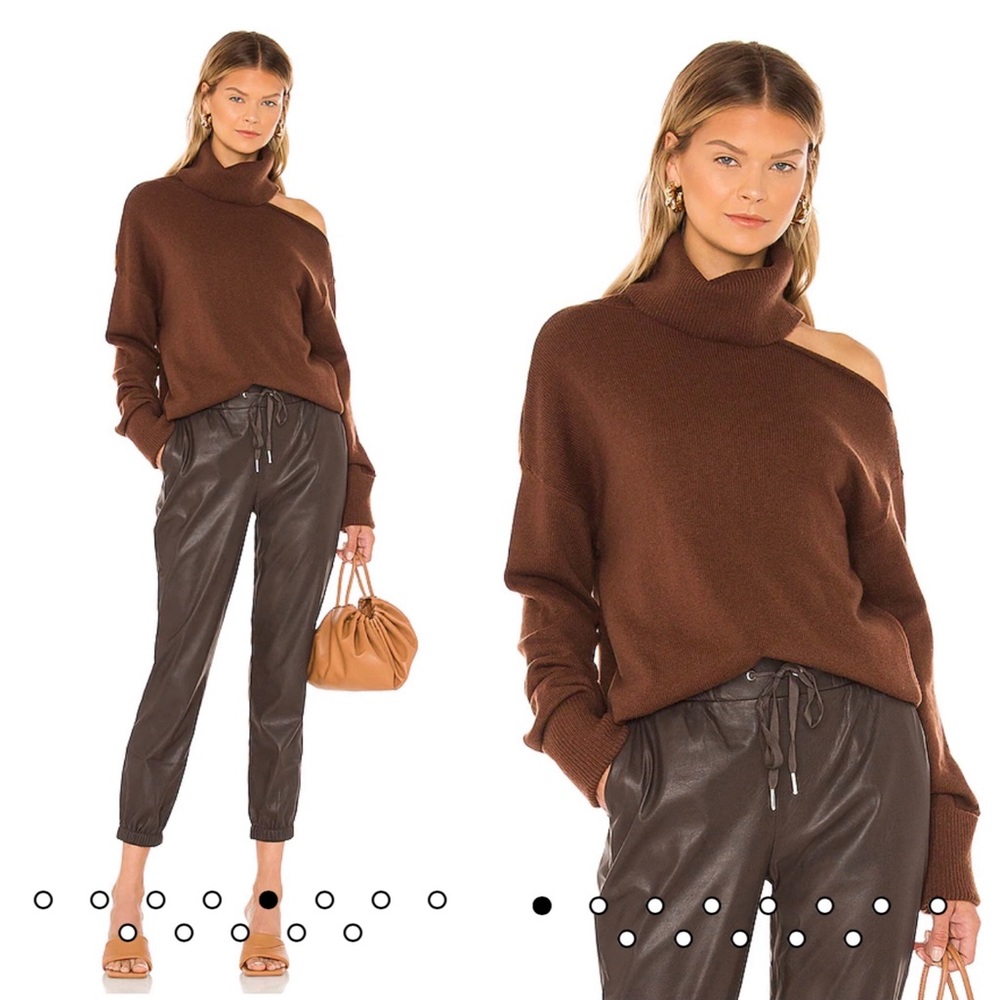 Paige Raundi Turtleneck Sweater - Brown